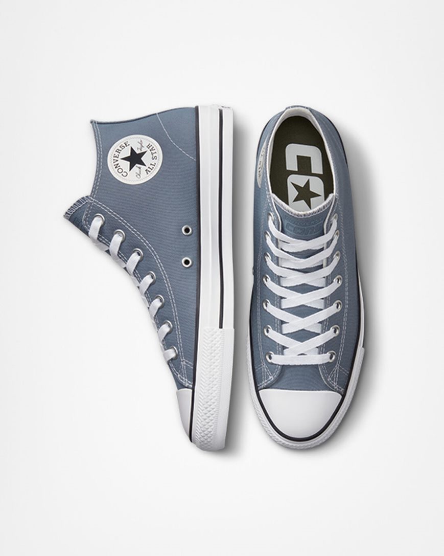 Pánské Skate Boty Converse CONS Chuck Taylor All Star Pro Šedé Bílé Černé | CZ PMQC76